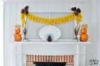 Simple Symmetrical Fall Mantel